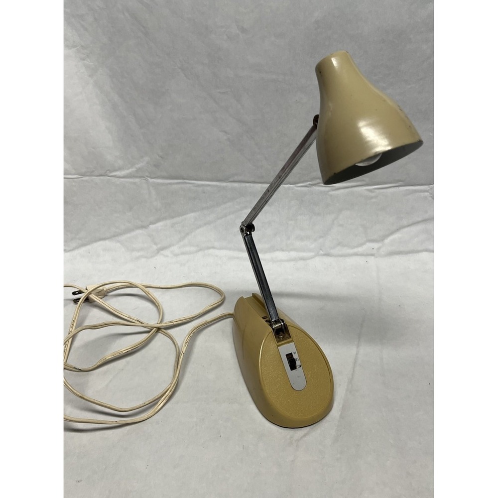Mid Century Modern Hamilton Hi-Intensity Tan All Purpose Desk Lamp